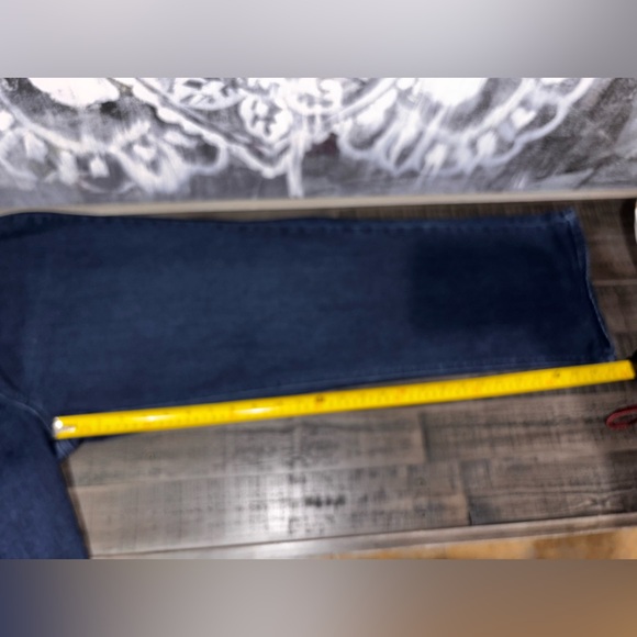 Hudson Jeans Womens Dark Wash Blue Straight Leg Stretch Back Flap Pockets SZ 16​ - Picture 10 of 10